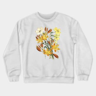 Yellow Flowers Crewneck Sweatshirt